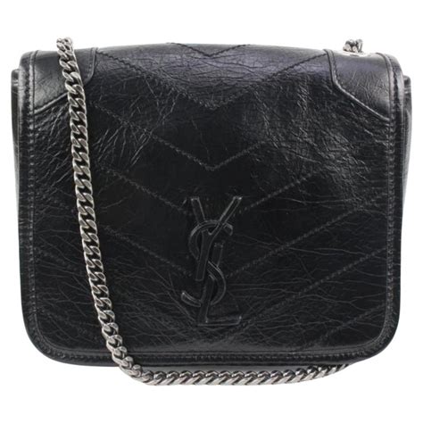 ysl tasche schwarz kette|Schwarze Pochette.